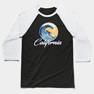 Surfing in California Baseball T-Shirt